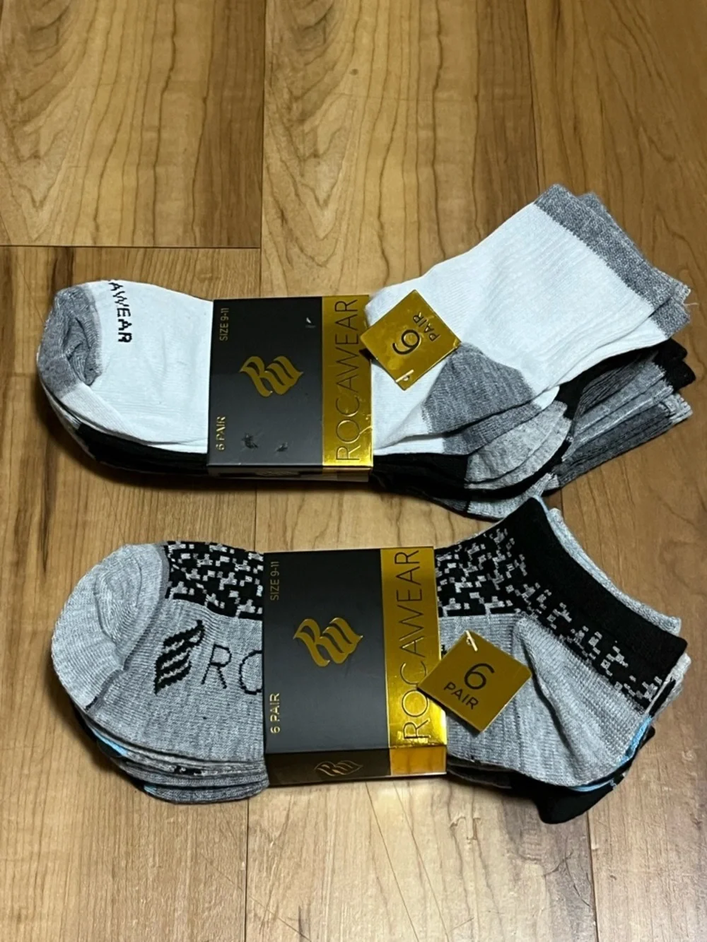 Rocawear 12 Pair Low Cut Socks Men Size 9-11 NWT